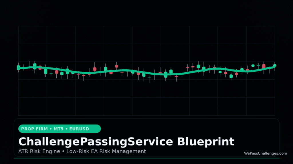 Challenge Passing Service Blueprint: The ATR Risk Engine for Low-Risk EURUSD MT5 EAs - Prop Firm Passing Service Academy lesson