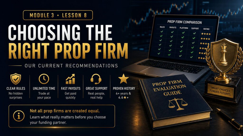 Choosing the Right Prop Firm: Our Current Recommendations - free prop firm challenge trading lesson