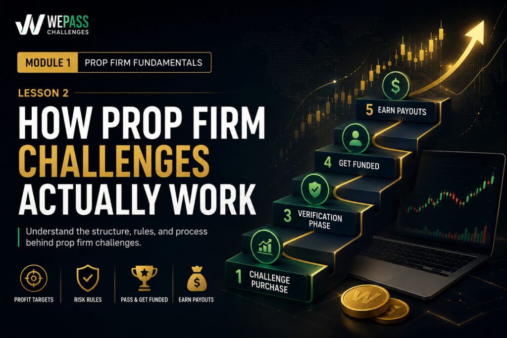 How Prop Firm Challenges Actually Work - free prop firm challenge trading lesson