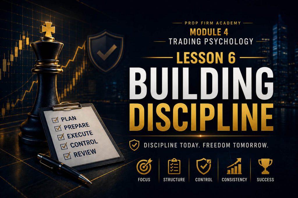 Building Discipline - Prop Firm Passing Service training lesson