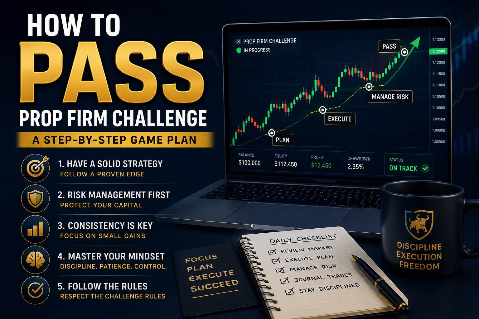 How to Pass Prop Firm Challenge