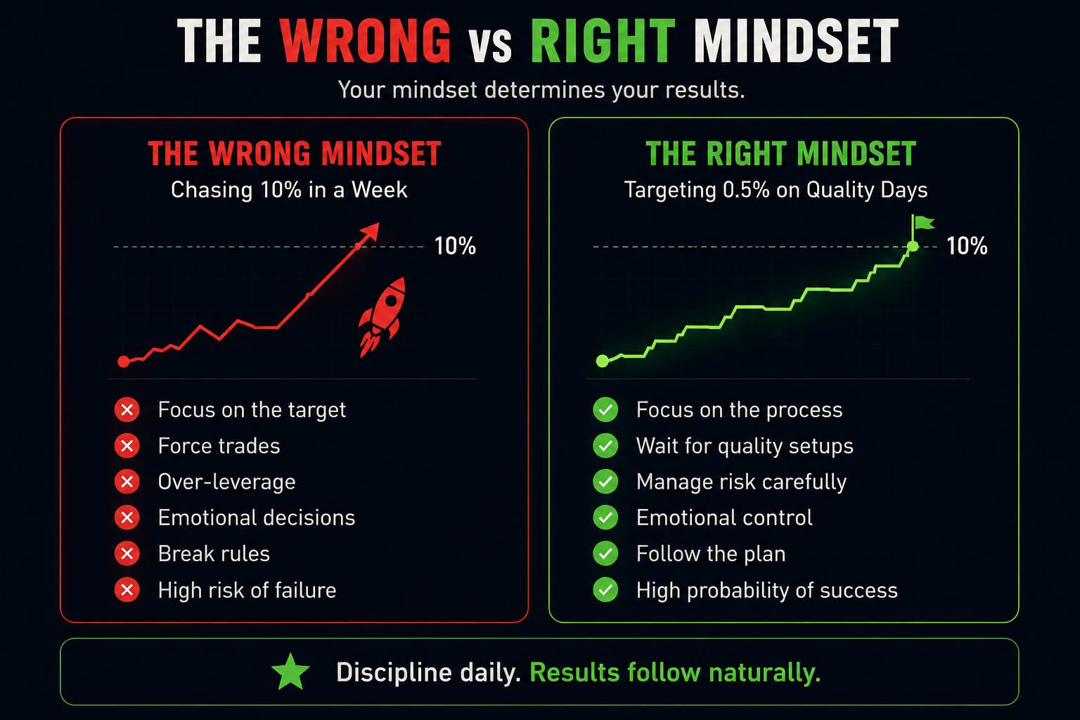 The wrong vs right mindset
