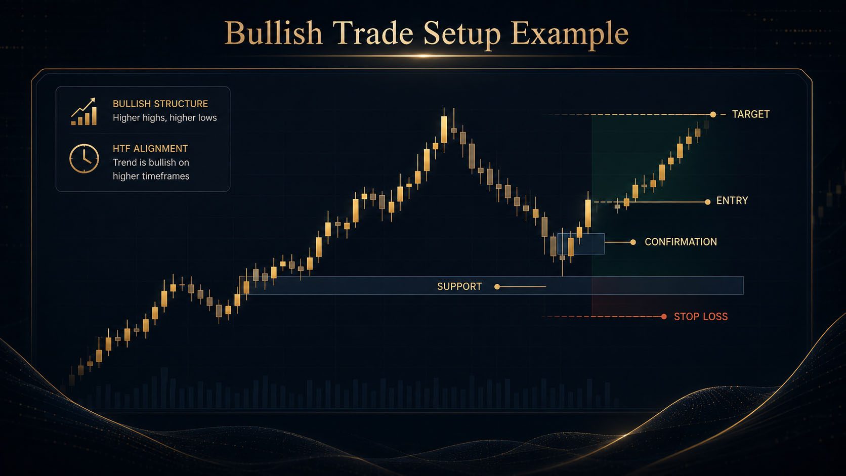 Bullish Trade Setup Example