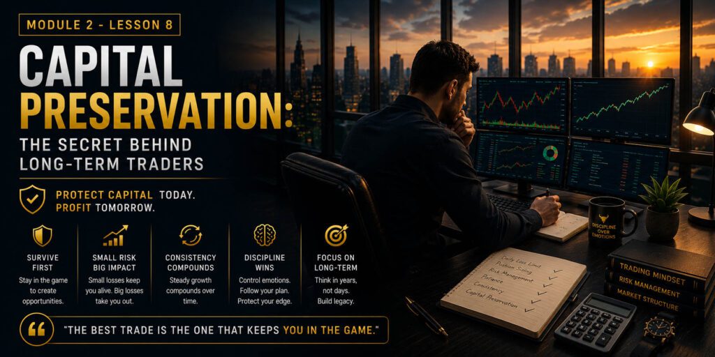 Capital Preservation – The Secret Behind Long-Term Traders - free prop firm challenge trading lesson