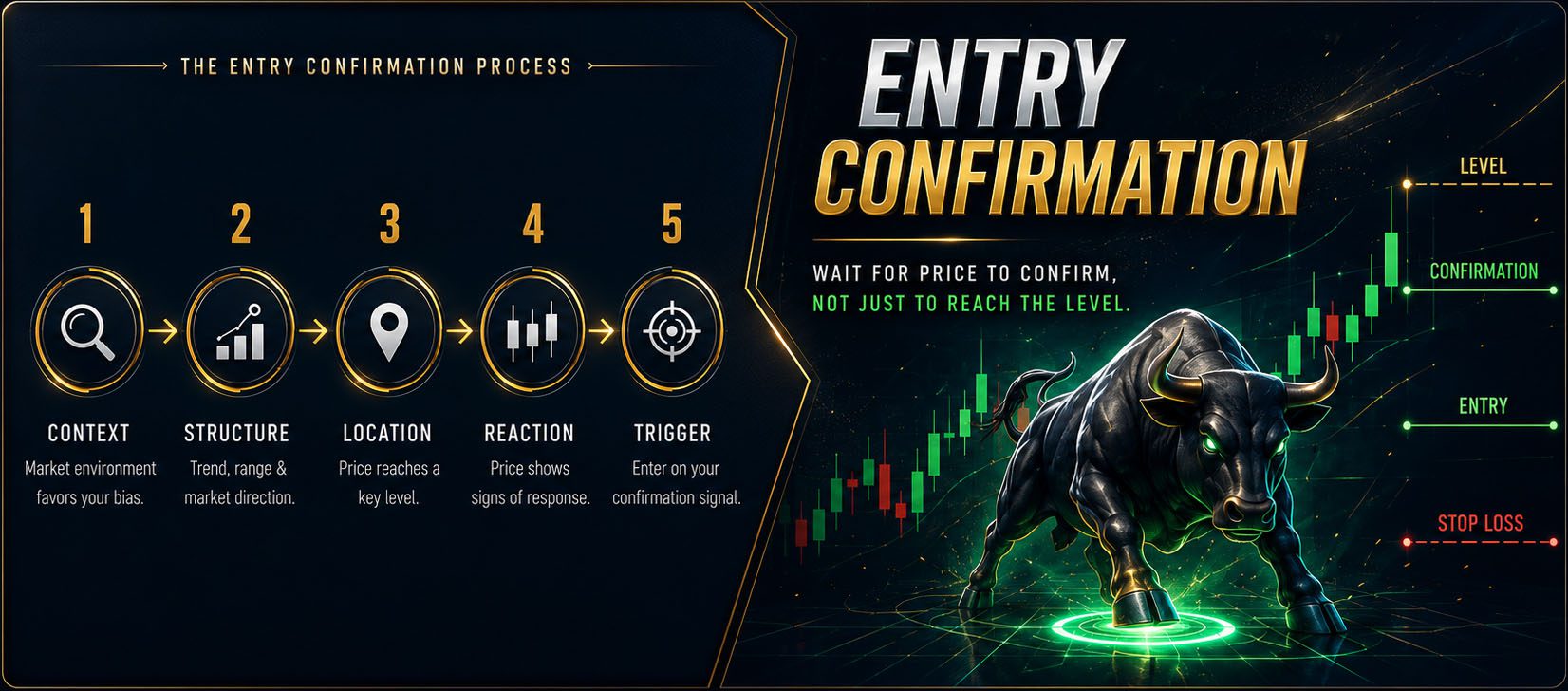Entry Confirmation Forex Trading - Pass Prop Firm Challenge