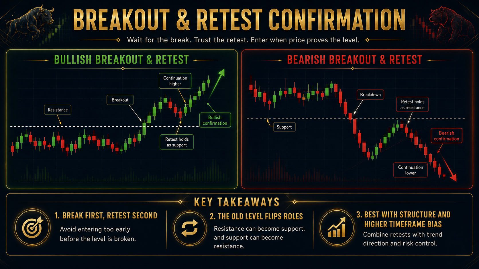 Forex Trading - Breakout and Retest Confirmation