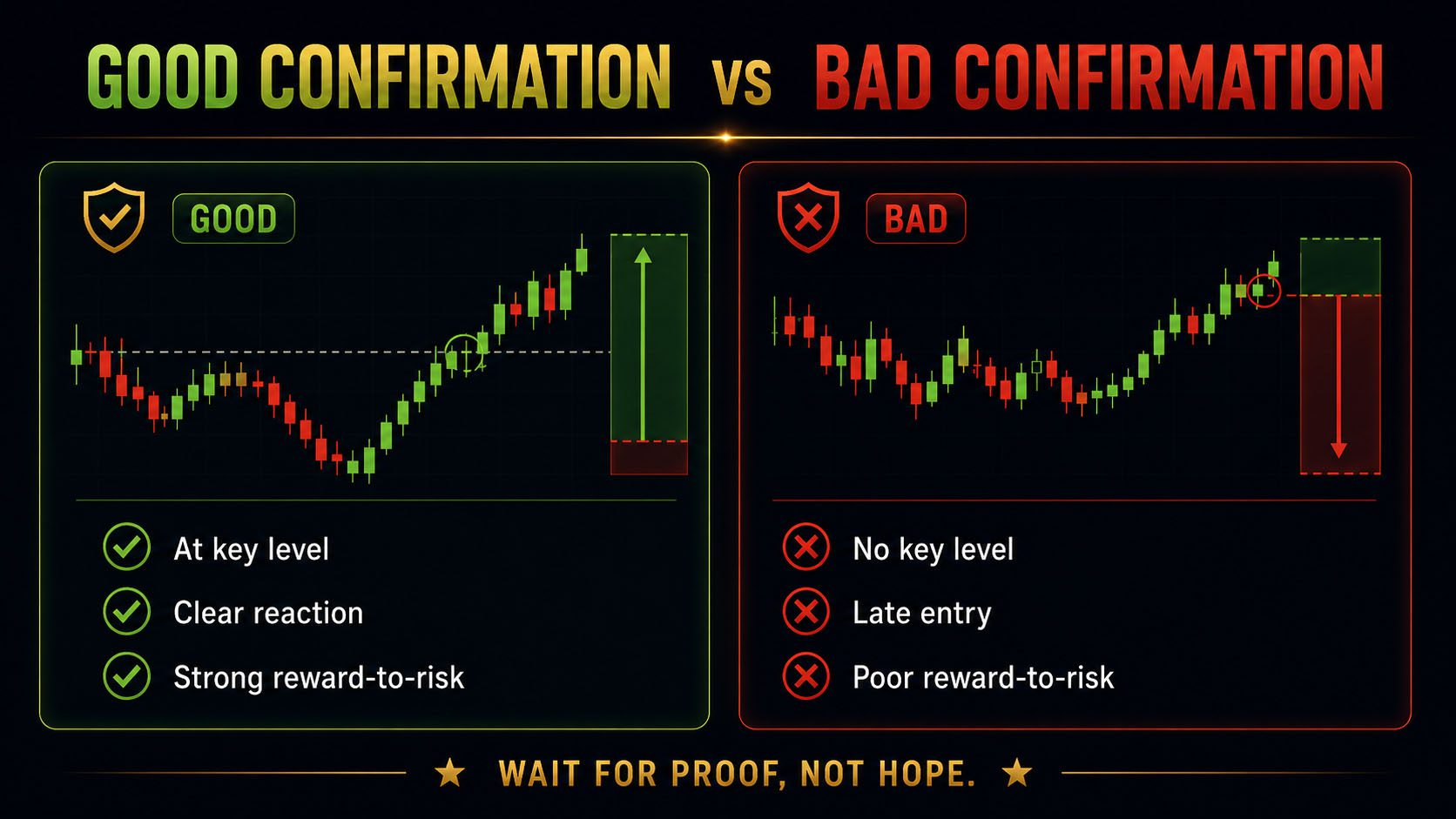 Good Confirmation vs Bad Confirmation