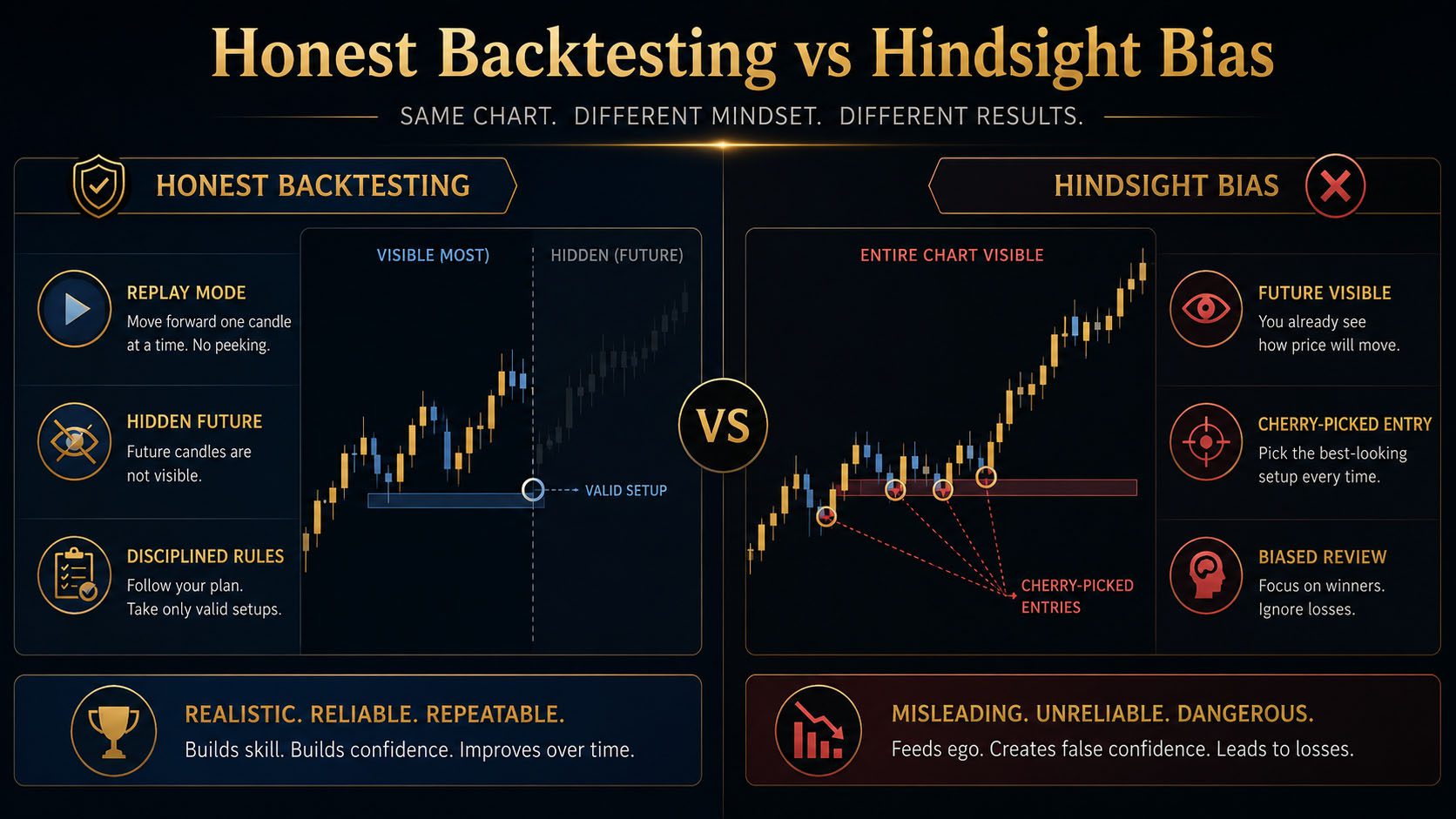 Honest Backtesting vs Hindsight Bias