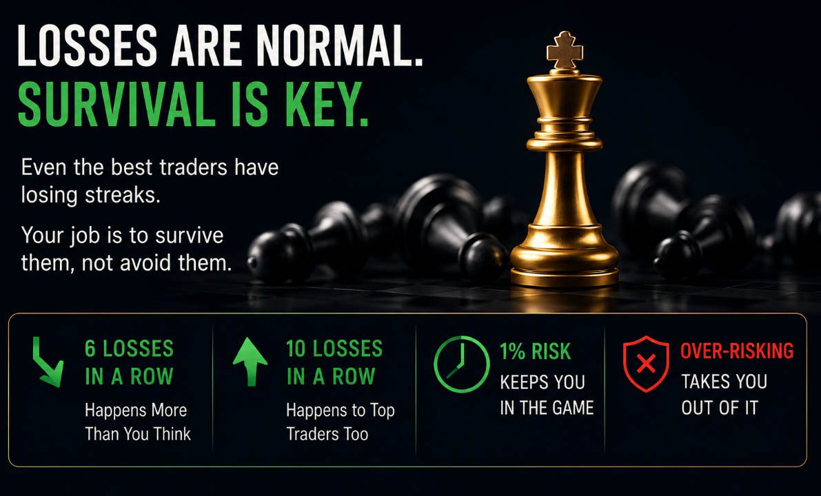 Losses are normal survival is key