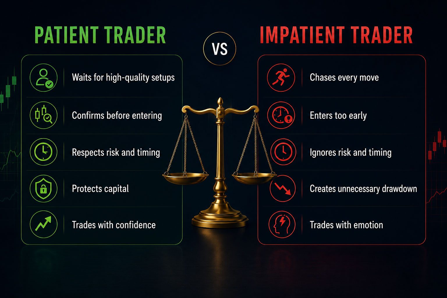 Patient Trader vs Impatient Trader