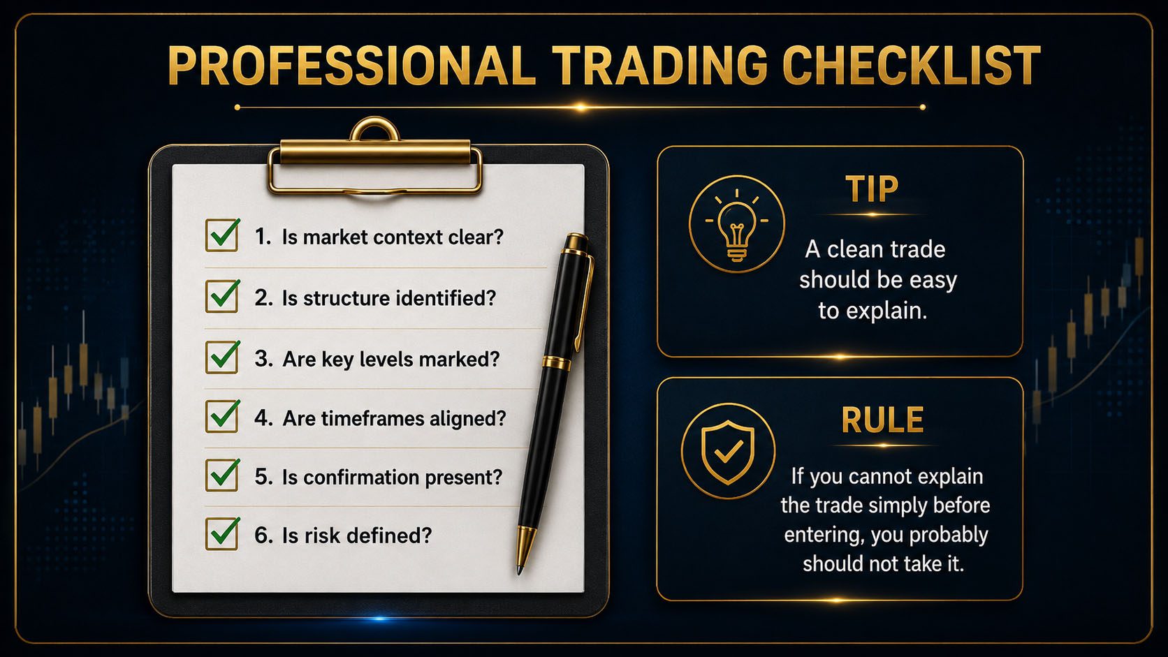 Professional Trading Checklist