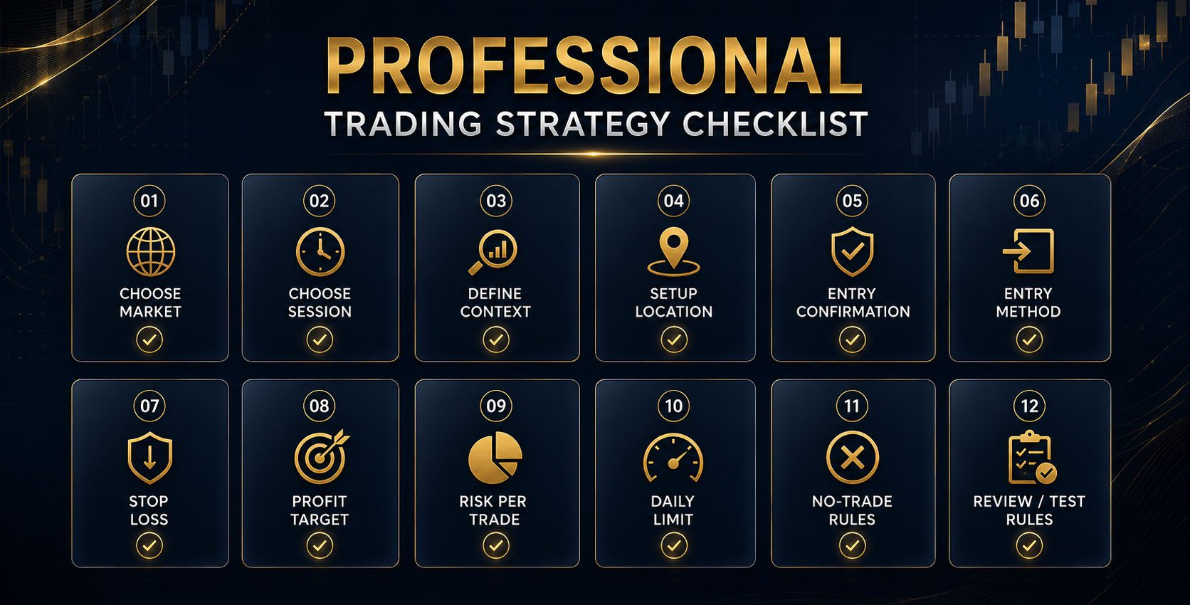 Professional Trading Strategy Checklist