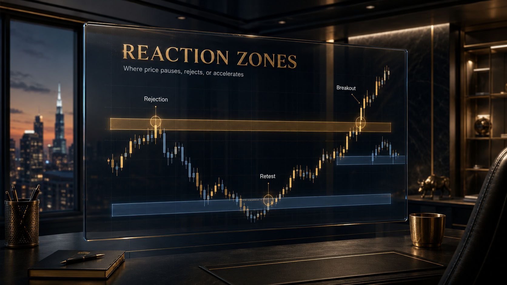Reaction Zone in Trading