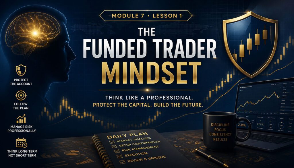 The Funded Trader Mindset - Prop Firm Passing Service Academy lesson