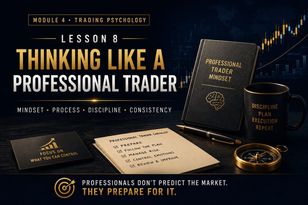 Thinking Like a Professional Trader - Prop Firm Passing Service training lesson