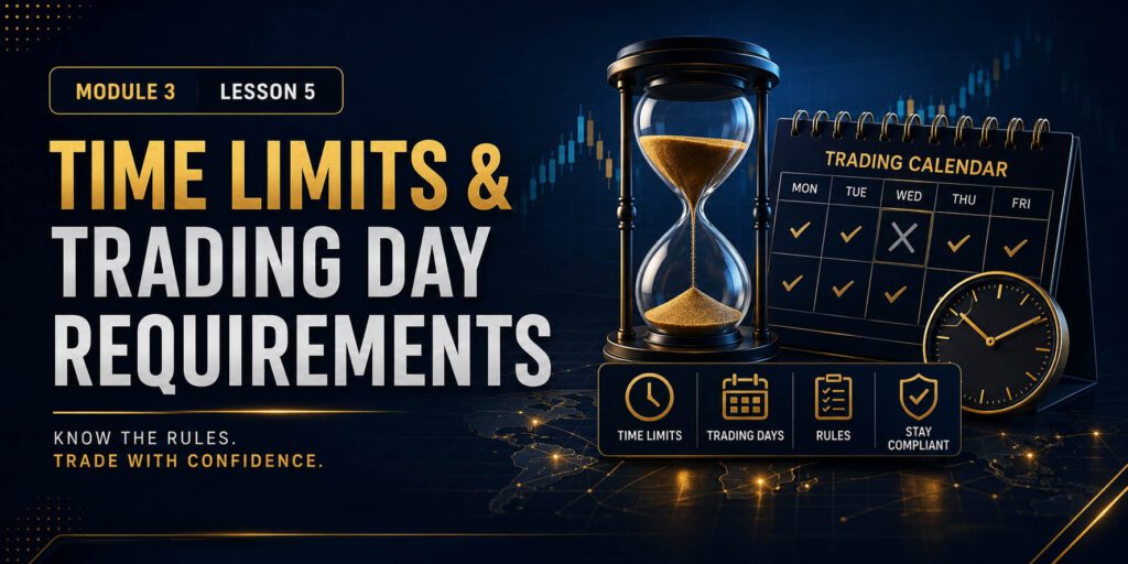 Time Limits & Trading Day Requirements - free prop firm challenge trading lesson