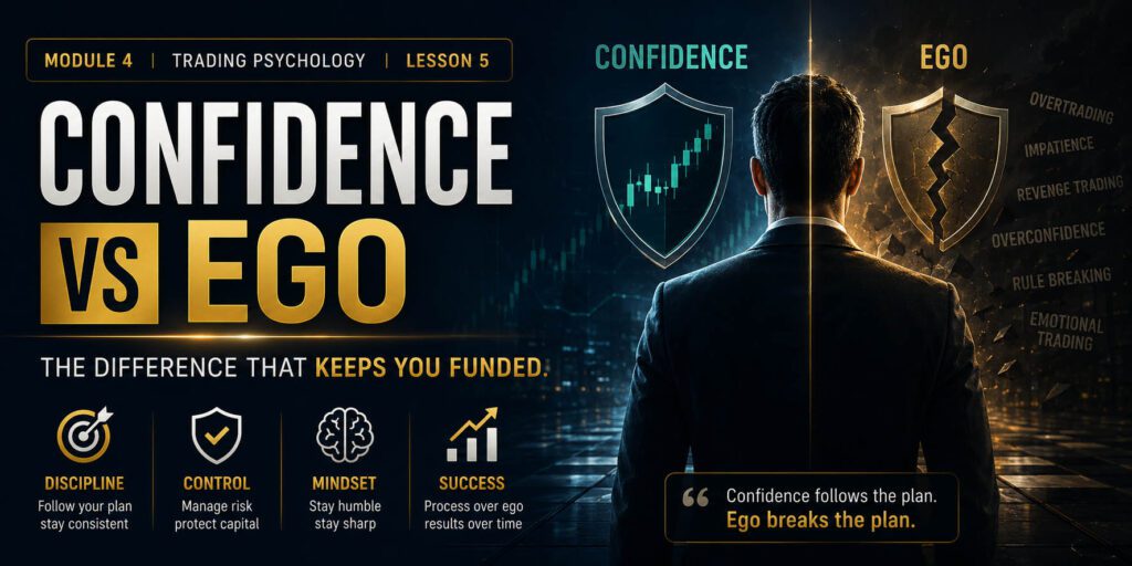 Confidence vs Ego - Prop Firm Passing Service training lesson
