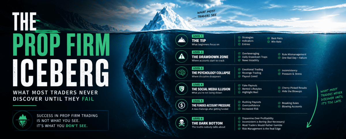 The Prop Firm Iceberg: What Most Traders Never Discover Until They Fail